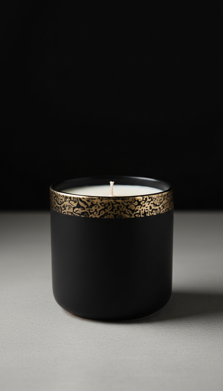 Hand-Poured Soy Candle Matte Vessel