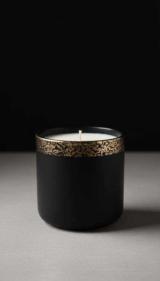 Hand-Poured Soy Candle Matte Vessel